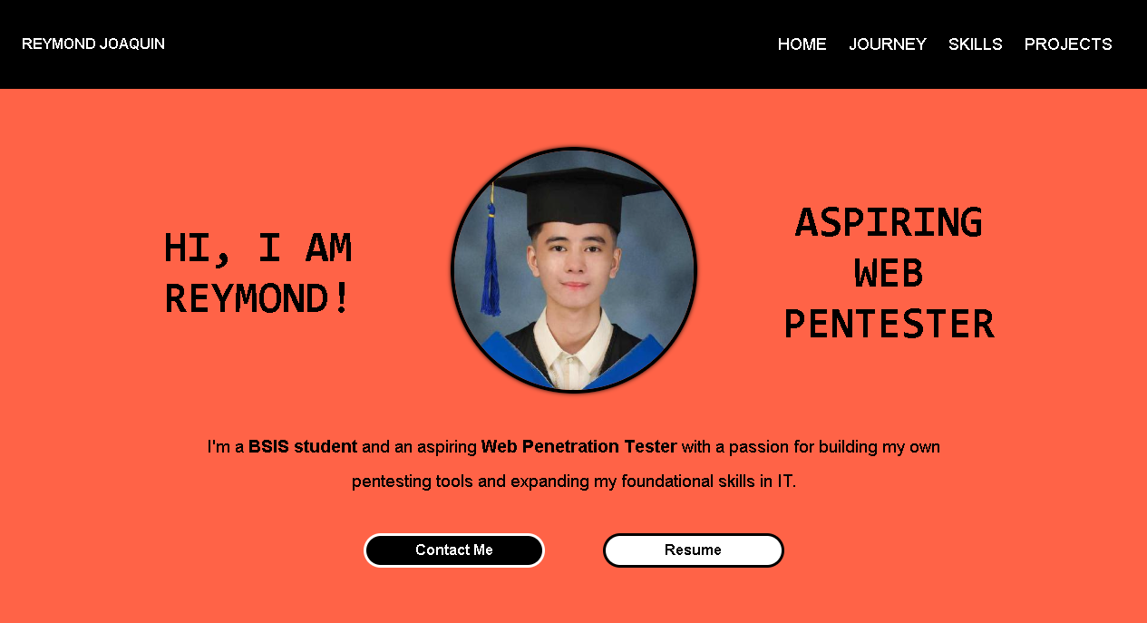 WebPortfolio Screenshot